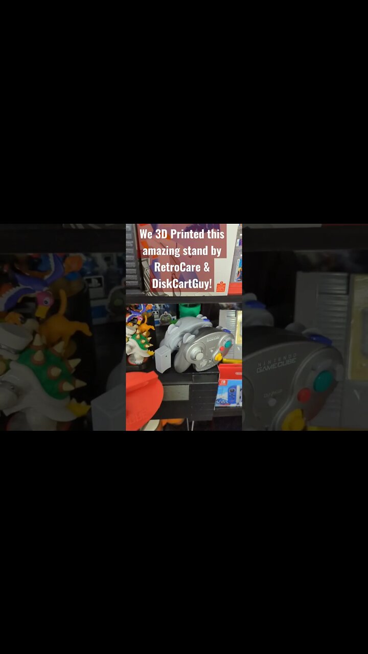 Wavebird Rumble Display & Store Your Wavebird Controller In-Style With a 3D Printed ...