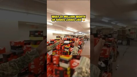 What 1 million worth of shoes looks like 😳 