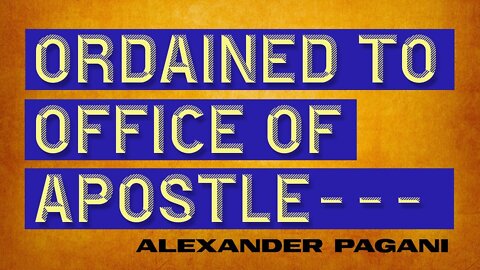 Alexander Pagani's Installation To APOSTLESHIP!