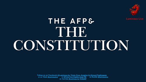 The AFP & the Constitution