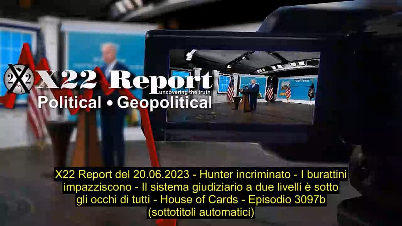 Report Del 20-06-2023, Hunter Incriminato, I Burattini Impazziscono, Sub Ita