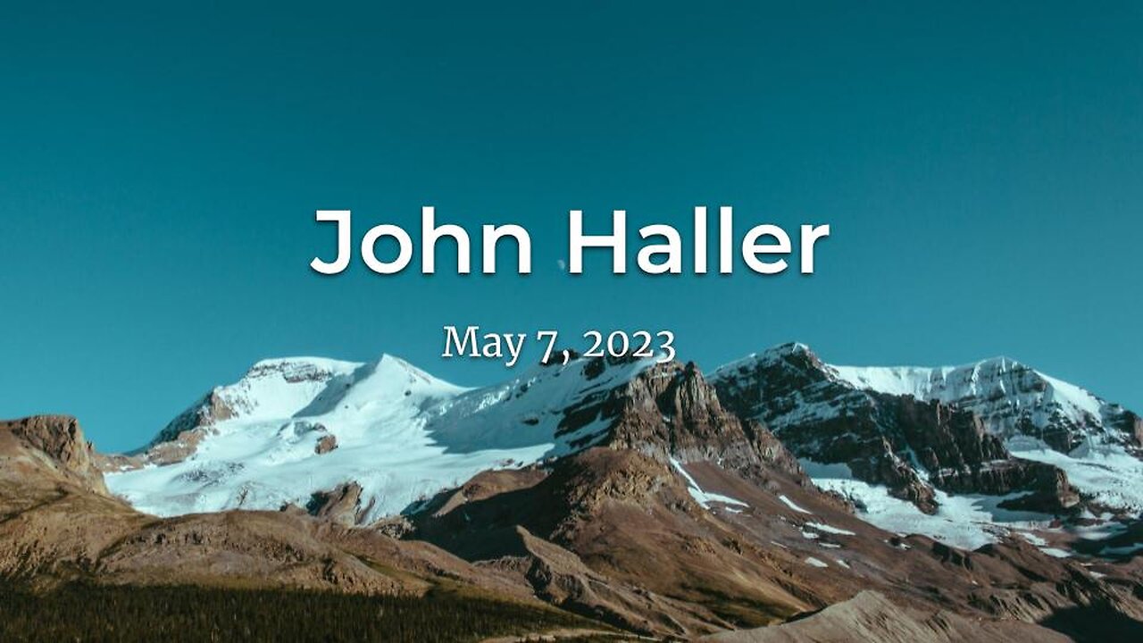 2023-05-07 - Guest Speaker - John Haller