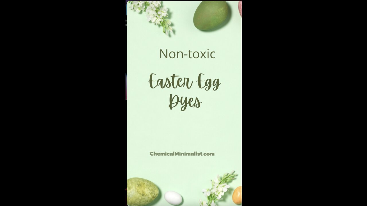 Non-toxic Easter Egg Colors