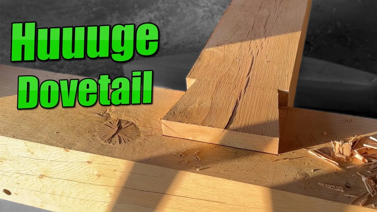 Oversize Dovetail Joint Perfection - Green Oak Framing - Full Walkthrough