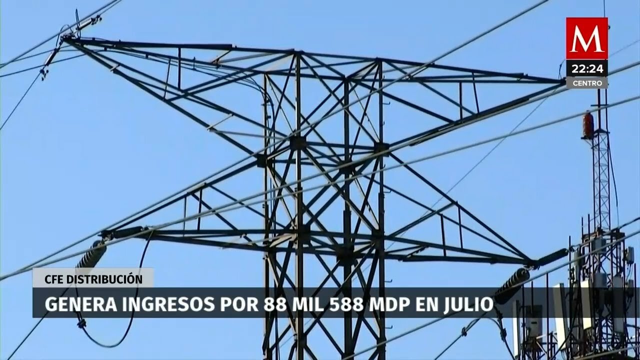 CFE reporta ingresos récord por distribución de energía con más de 88 mil millones de pesos