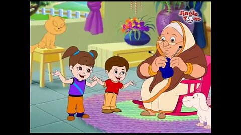 Nani Teri Morni ko mor le gaye | Hindi Balgeet & Hindi Rhymes | Animted