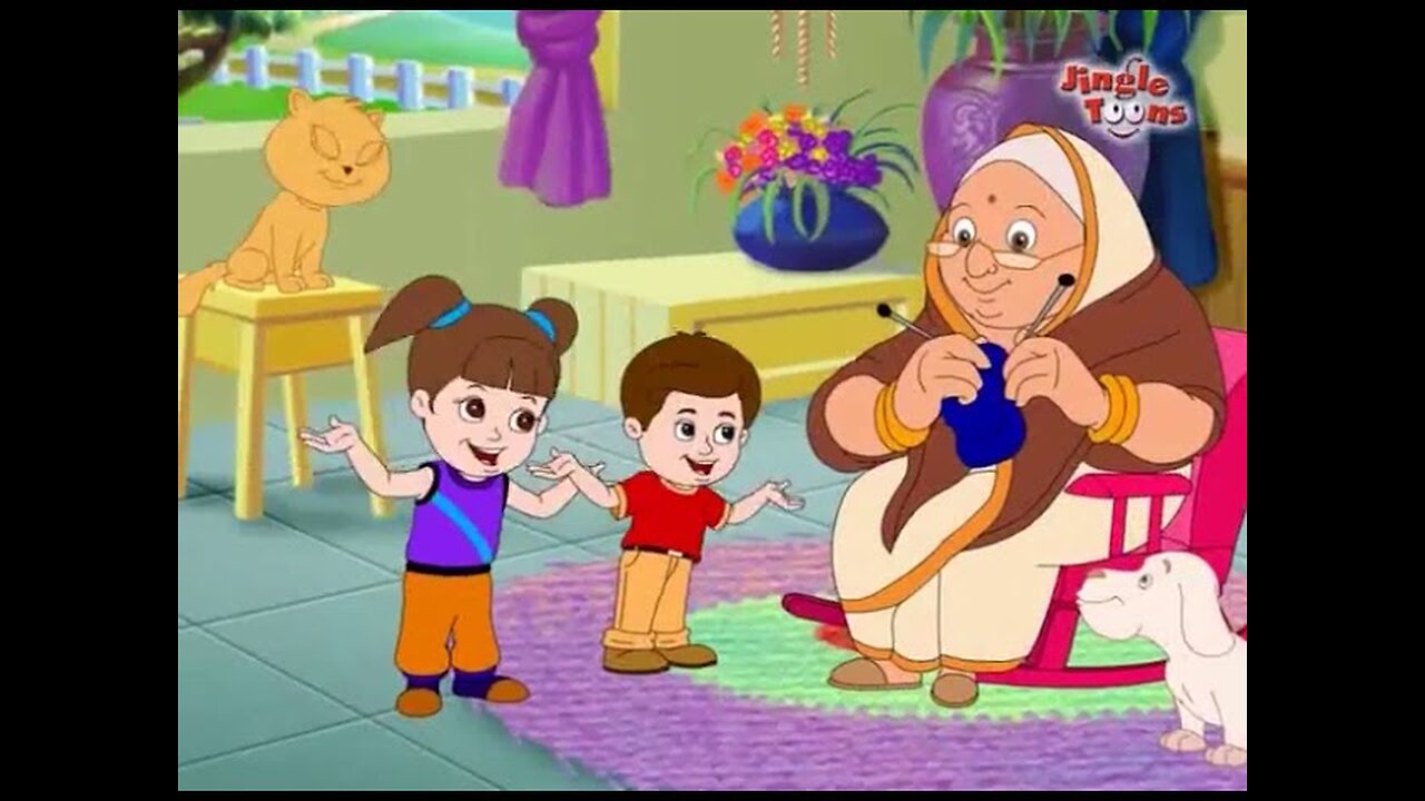 Nani Teri Morni ko mor le gaye | Hindi Balgeet & Hindi Rhymes | Animted