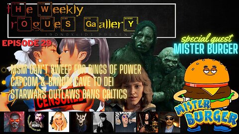The Weekly Rogues' Gallery Ep. 29: MSM can't Sweep ROP, Capcom & Bandai DEI, SW Outlaws ban critics