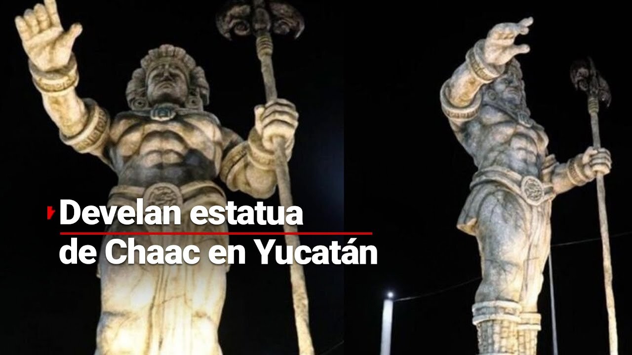 BATALLA DE DIOSES | Monumento a Chaac llega a Yucatán tras polémica con estatua de Poseidón