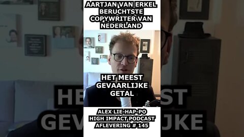 Het meest gevaarlijke getal voor ondernemers en hoe je dit kan voorkomen. Aartjan van Erkel.