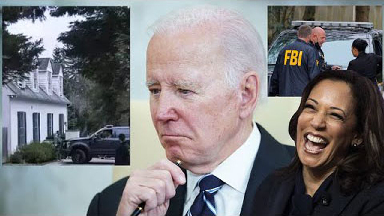 BYE-BYE BIDEN! FBI RAIDS JOE BIDEN HOME! MORE DOCS FOUND! VP HARRIS SAYS THIS. +DEMOCRAT PLANTATION.