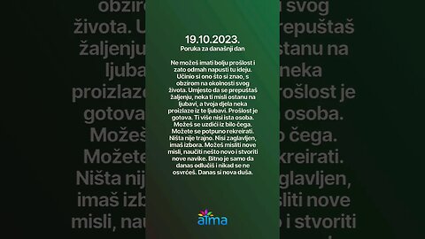 ATMA Poruka za današnji dan 19.10.2023. #inspiracija #porukadana #mudrost #motivacija