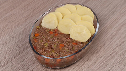 Super delicious recipe with ground beef and potatoes! do it and be surprised by the taste