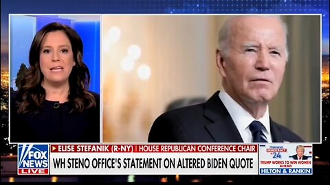 Rep Elise Stefanik: It's A Disgrace WH Tried To Cover Up Biden's Garbage Comment