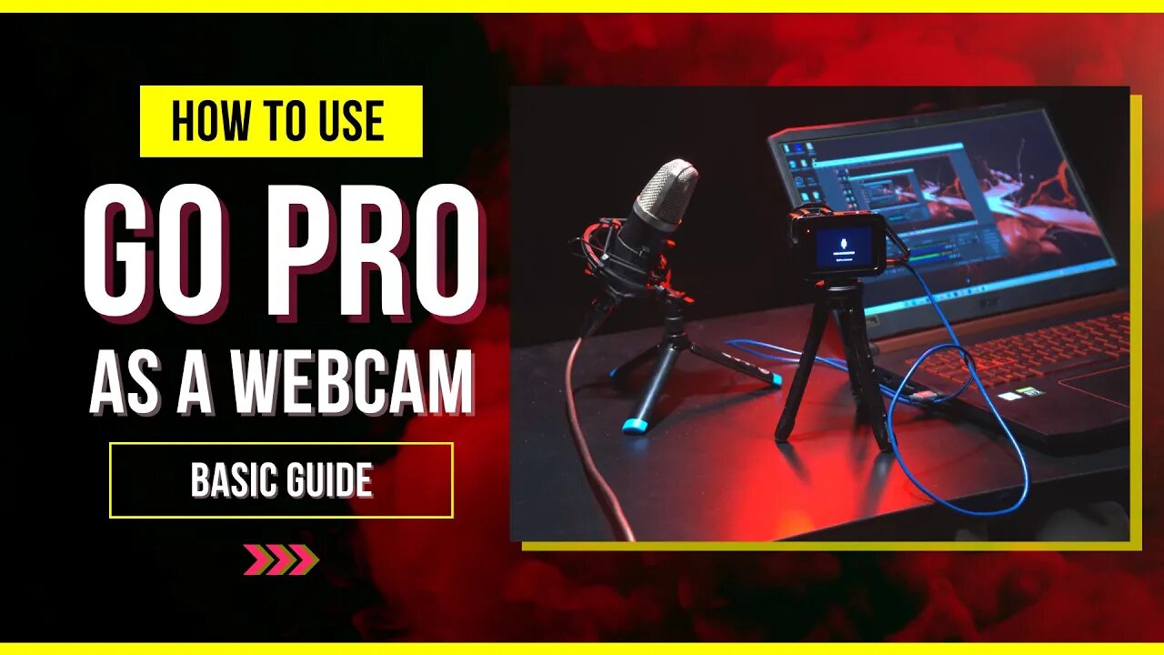 How to use a GOPRO as a webcam live stream with OBS software