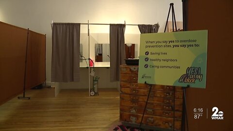 Mock overdose prevention site opened today at the Nomu Nomu Art Center