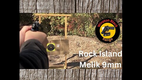 Rock island Melik 9mm No nonsense shooting targets. Fs 92 clone