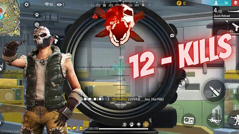 "Epic Return to Free Fire After 5 Years - Unbelievable 12 Kill Streak!