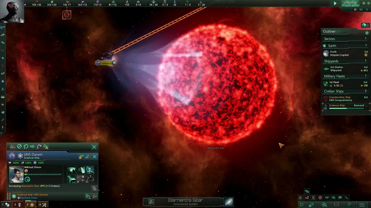 2020 Stellaris Human Empire Ep 1 tutoiral start