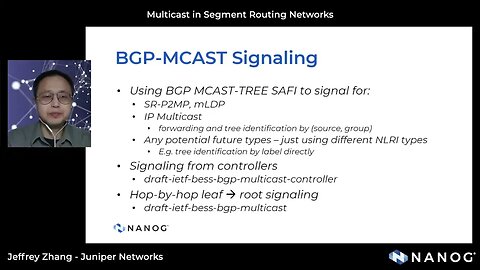 Multicast in Segment Routing Networks