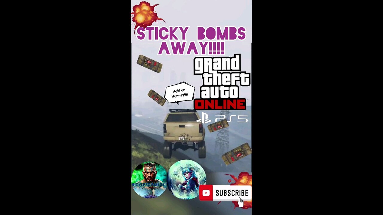 GTAOnline "Sticky Bombs Away" #shorts #shortvideo #funny #lol #gtaonline #gta5 #gameplay #gaming