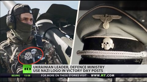 Zelensky Post of a Ukrainian Soldier With a SS Insignia