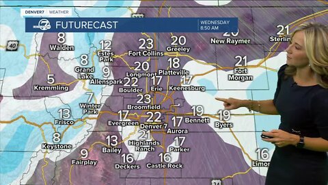 More light snow for Denver over the next 36 hours