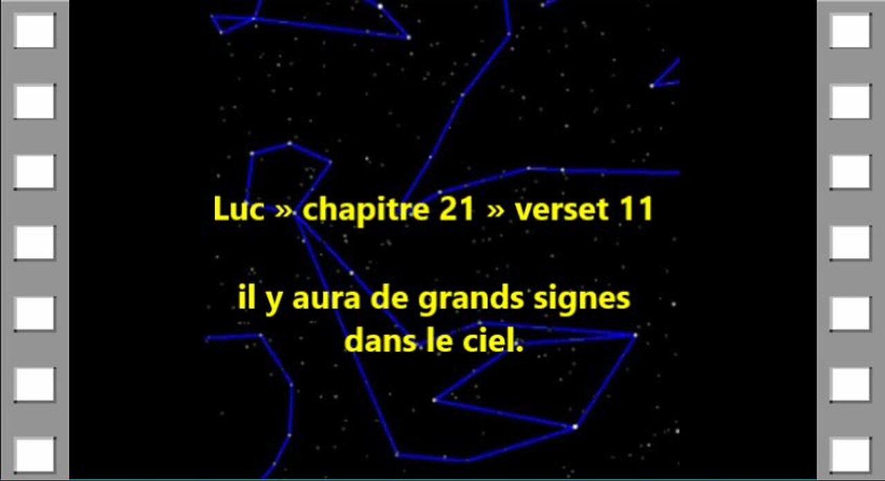 il y aura des signes dans le ciel