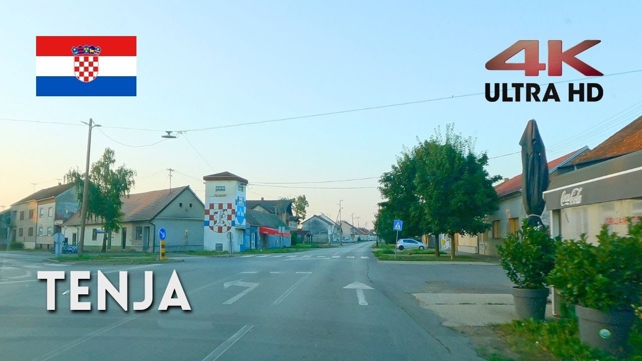 Driving in Croatia - Tenja 4K | Slavonia Road Trip (June 2024)