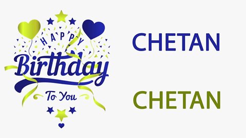 Happy Birthday to Chetan - Hindi Birthday Wish From Birthday Bash