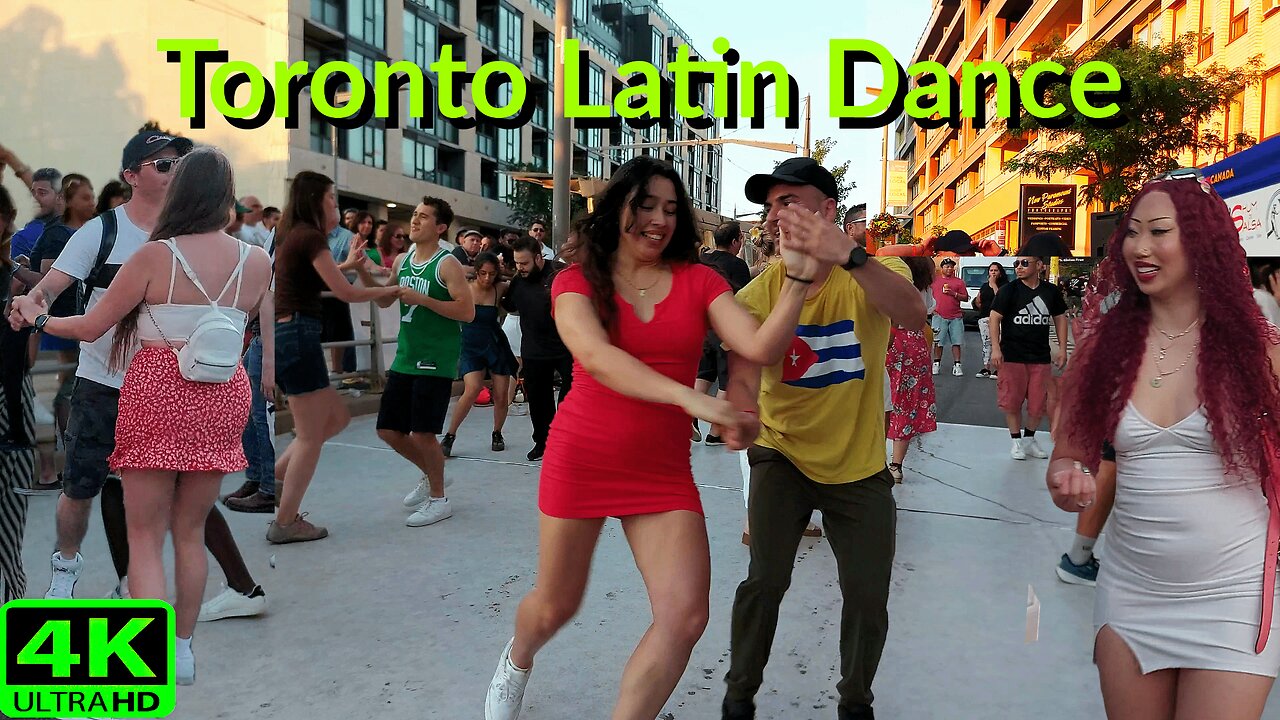 【4K】Canada's biggest Latin street party Toronto 🇨🇦