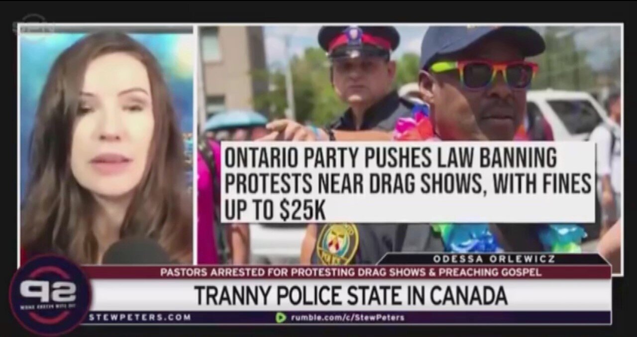 NWO: Canada bans Christians from demonstrating at perverted drag show events!