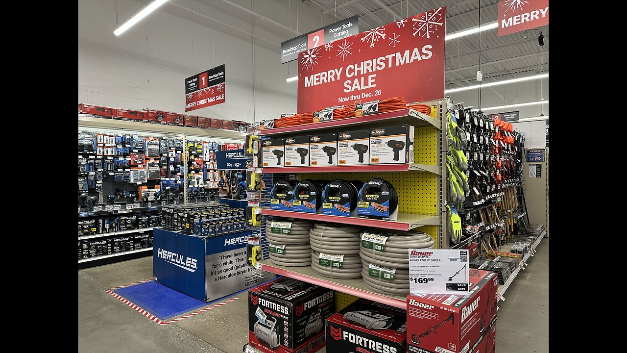 Harbor Freight Merry Christmas Sale!