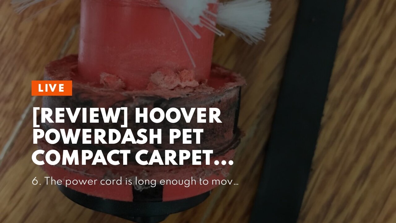 [REVIEW] Hoover PowerDash Pet Compact Carpet Cleaner, Shampooer Machine, Lightweight, FH50700,...