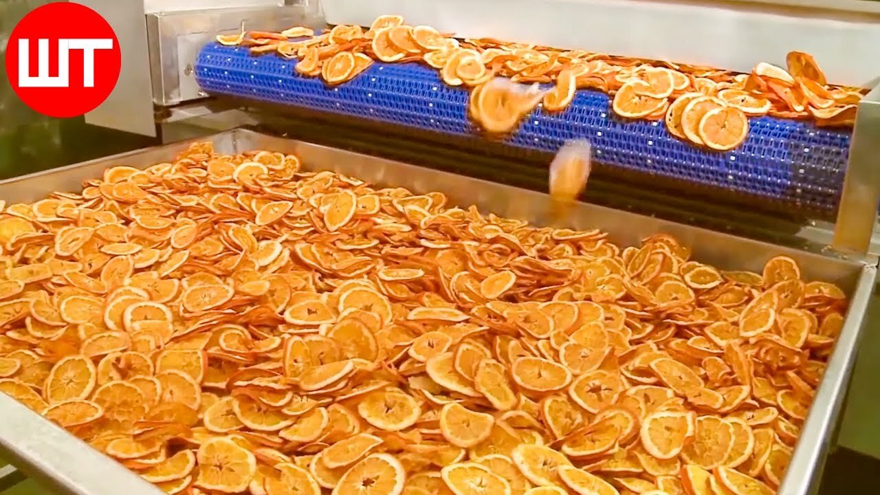 How Dried Fruit Is Made | Dried Tomato, Orange, Apple, Strawberry Factory