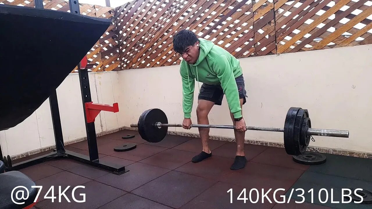 140KG Deadlift PR (16 años) - Camino a 300KG