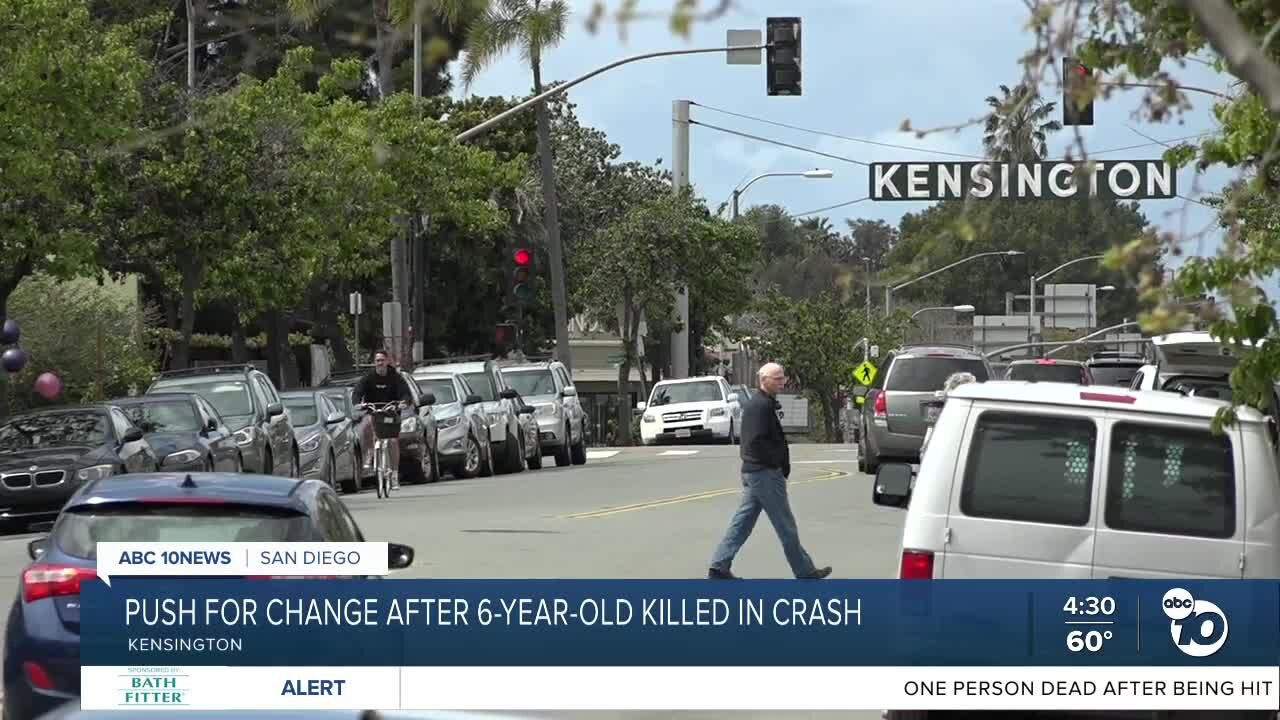 Kensington neighbors push for change after 6-year-old boy dies in car crash