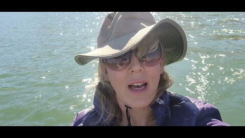 kayaking/Bella growling/wild cows