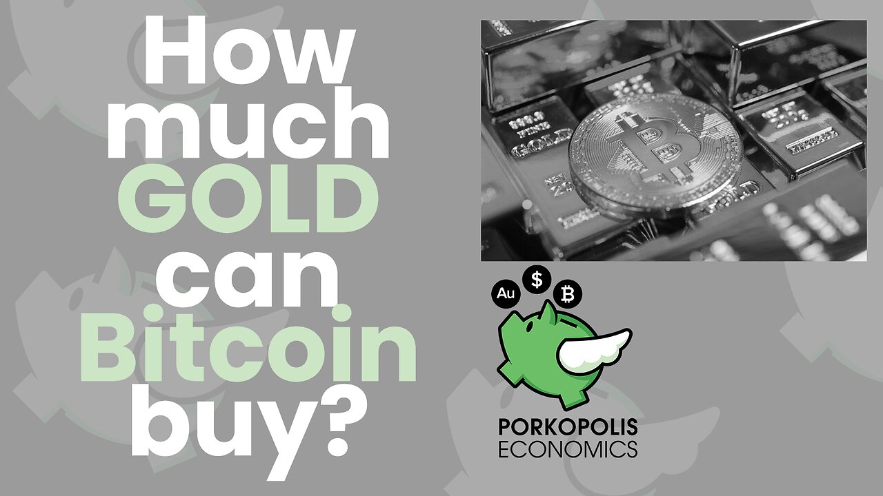 PE42: How much GOLD can Bitcoin buy?