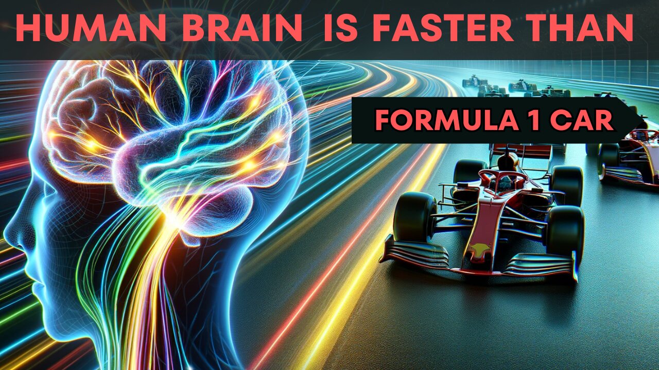 The human brain is faster than a Formula 1 car