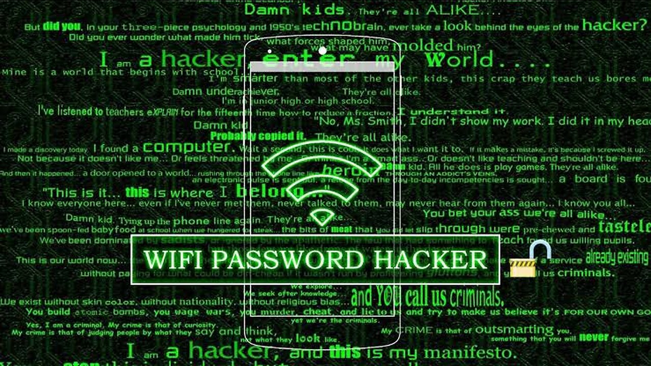 Get wifi password free