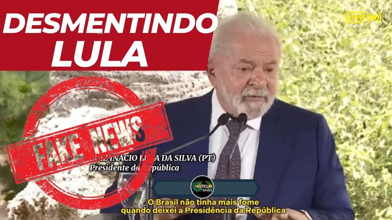 CHECAMOS!! É MENTIRA QUE O BRASIL TINHA ACABADO COM A FOME COMO DISSE O PRESIDENTE NO PARAGUAI -VEJA