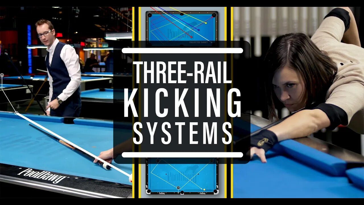 Advanced Billiard Tutorial #8: 3 Rails Systems to NEVER Miss anymore!! -- Venom Trickshots