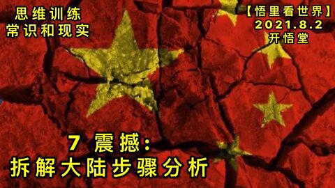 KWT2192(7)震撼: 拆解大陆步骤分析-思维训练-常识与现实20210802-11【悟里看世界】