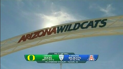 2014 Softball - OR @ AZ - Game 3 (AZ Senior Day)