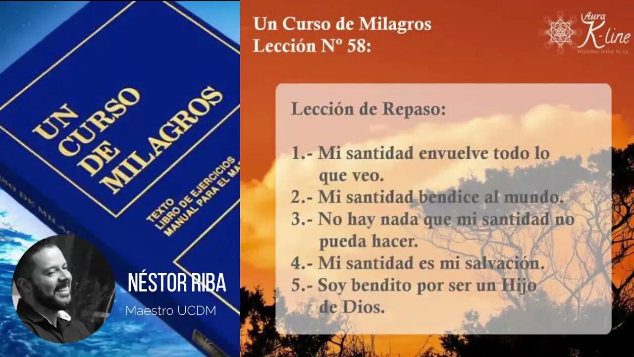 Lección 58 de Un Curso de Milagros