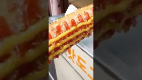 popular cheese hot dog