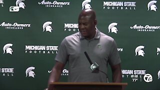 Michigan State's Mel Tucker quiet on QB battle