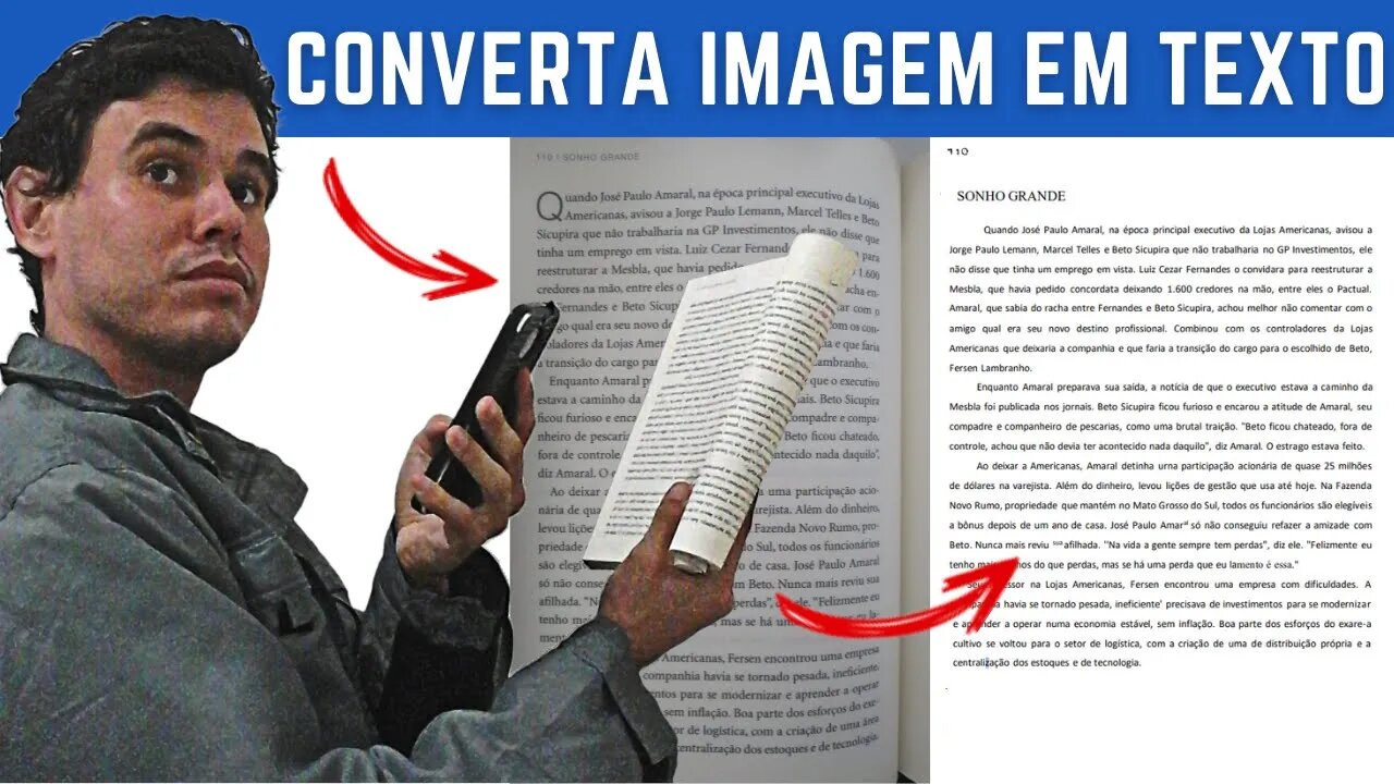 COMO CONVERTER UM DOCUMENTO DIGITALIZADO OU IMAGEM EM TEXTO NO WORD