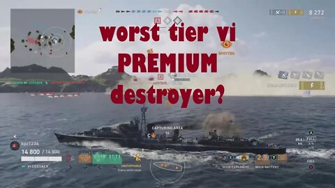 Is This The WORST Tier VI Premium Destroyer in World of Warships Legends?